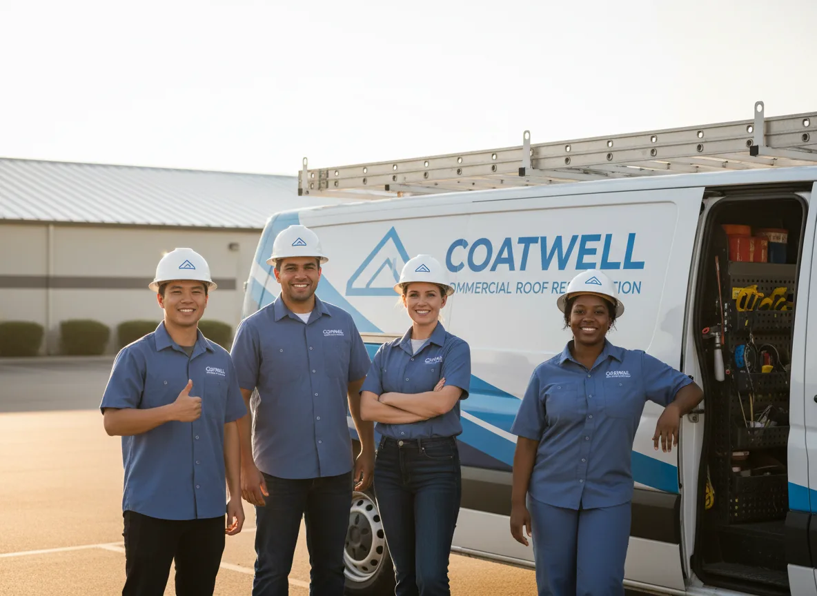 Commercial roof coating company in Thornton, WA